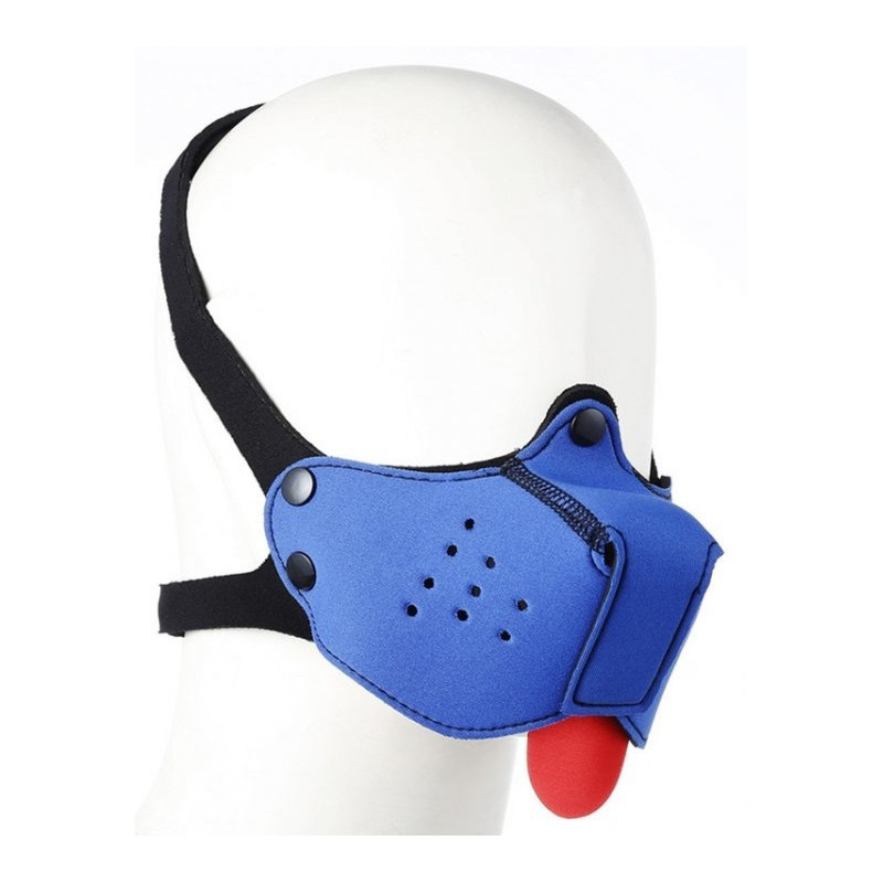 Kinky Puppy Museau + Langue Néoprène PUPPY Bleu